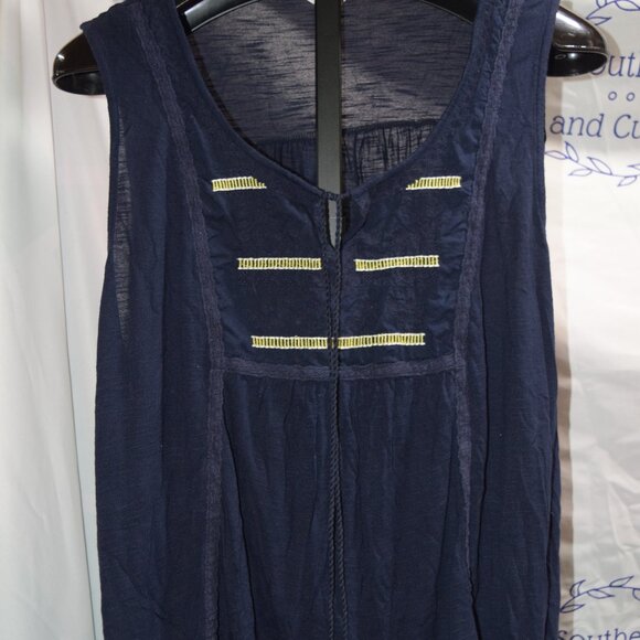 Crown & Ivy Navy Tank, Size 3X - Picture 1 of 10